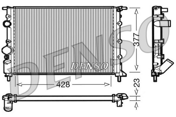 RADİATOR. ENGİNE COOLİNG NISSAN KUBISTAR 03-