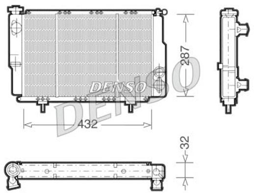 RADİATOR. ENGİNE COOLİNG RENAULT 4 62-93