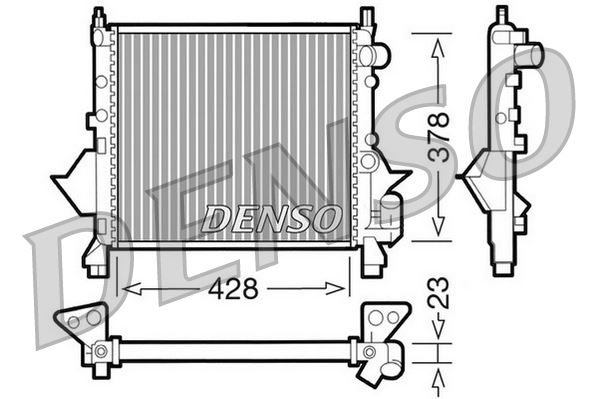 RADİATOR. ENGİNE COOLİNG RENAULT TWINGO I 93-07
