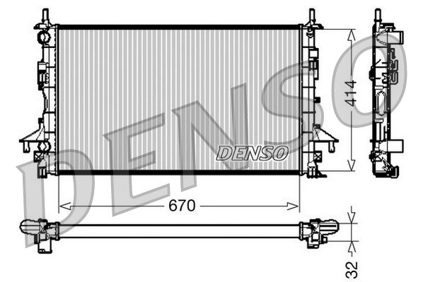 RADIATOR RENAULT ESPACE III 96-02