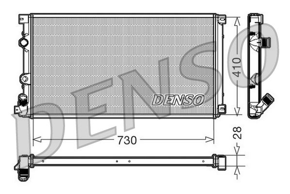 RADİATOR. ENGİNE COOLİNG NISSAN INTERSTAR 02-