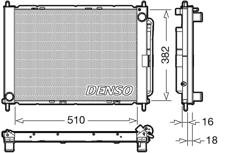 RADİATOR - MODULE - ENGİNE COOLİNG RENAULT TWINGO II 07-