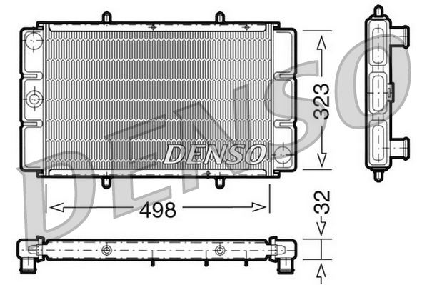 RADİATOR. ENGİNE COOLİNG ROVER 200 XH 85-89
