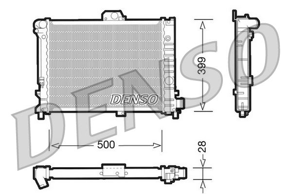 RADİATOR. ENGİNE COOLİNG SAAB 9000 84-98