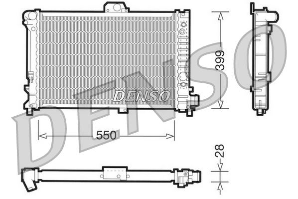 RADİATOR. ENGİNE COOLİNG SAAB 9000 84-98