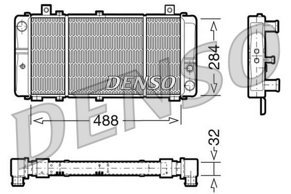 RADİATOR. ENGİNE COOLİNG SKODA FAVORIT 78 89-97