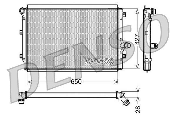 RADİATOR. ENGİNE COOLİNG AUDI A3 8P 03-13
