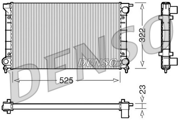 RADİATOR. ENGİNE COOLİNG AUDI 80 80. 82. B1 72-78
