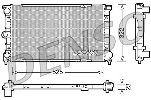 RADİATOR. ENGİNE COOLİNG SEAT TERRA 87-96