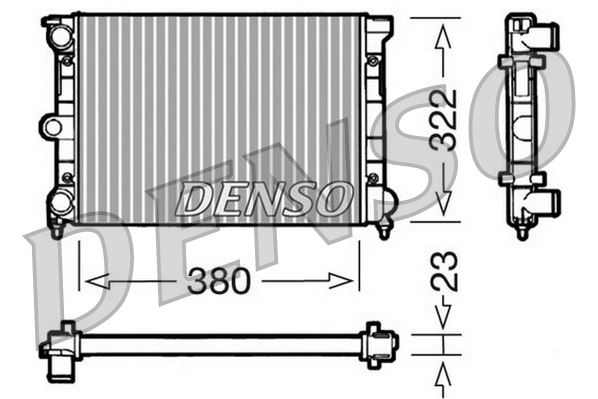 RADİATOR. ENGİNE COOLİNG SEAT TERRA 87-96