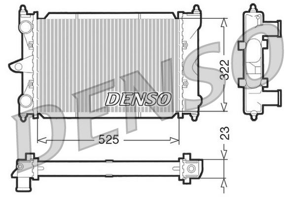 RADİATOR. ENGİNE COOLİNG VW POLO 86C. 80 81-94