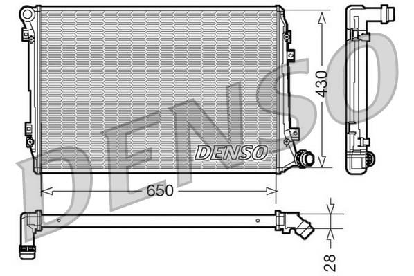 RADİATOR. ENGİNE COOLİNG AUDI A3 8P 03-13