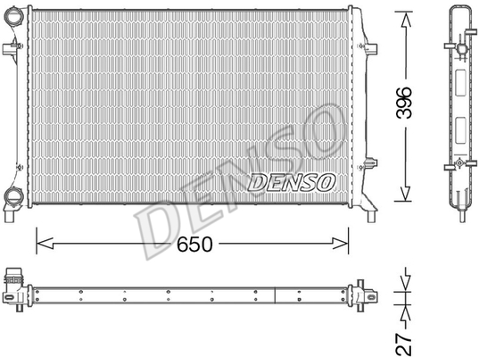 RADİATOR. ENGİNE COOLİNG AUDI A3 8P 03-13