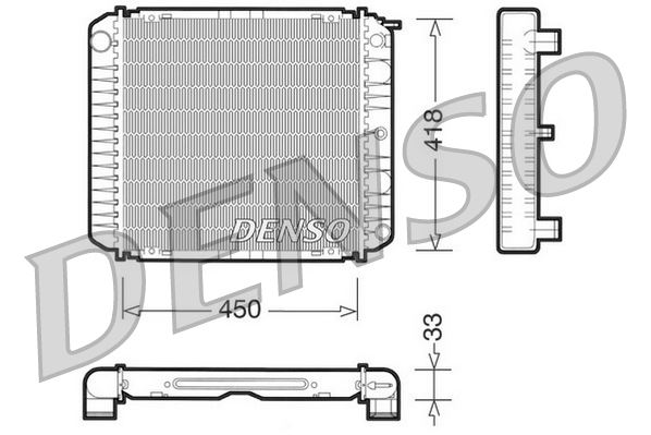 RADİATOR. ENGİNE COOLİNG VOLVO 240 74-93