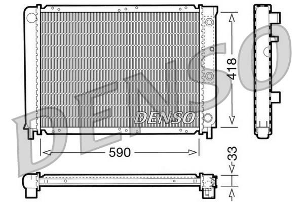 RADİATOR. ENGİNE COOLİNG VOLVO 740 83-92