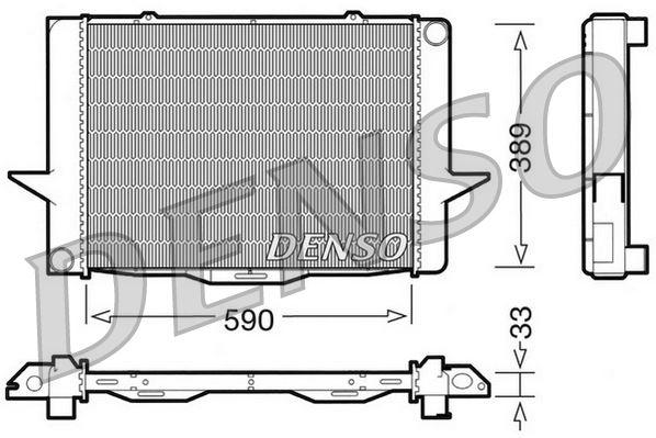 RADİATOR. ENGİNE COOLİNG VOLVO 850 91-97