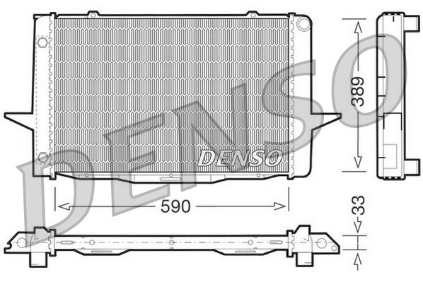 RADİATOR. ENGİNE COOLİNG VOLVO 850 91-97