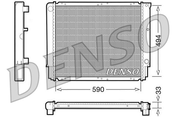 RADİATOR. ENGİNE COOLİNG VOLVO 740 83-92