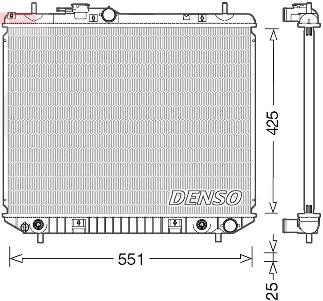 RADİATOR. ENGİNE COOLİNG DAIHATSU TERIOS 97-05