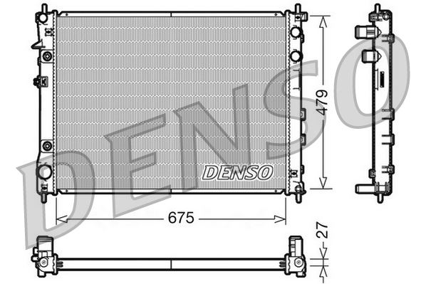 RADİATOR. ENGİNE COOLİNG SUBARU TRIBECA 05-