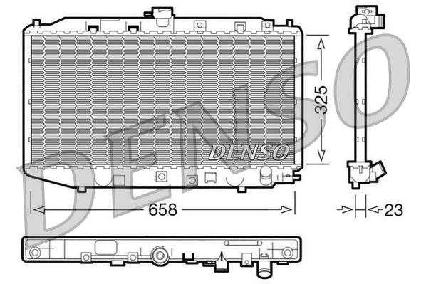 RADİATOR. ENGİNE COOLİNG HONDA CIVIC IV 87-95