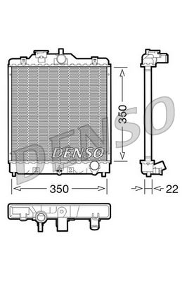 RADİATOR. ENGİNE COOLİNG HONDA CIVIC V 91-97