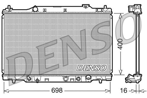 RADİATOR. ENGİNE COOLİNG HONDA STREAM 01-06
