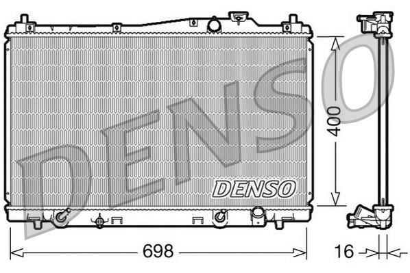 RADİATOR. ENGİNE COOLİNG HONDA STREAM 01-06