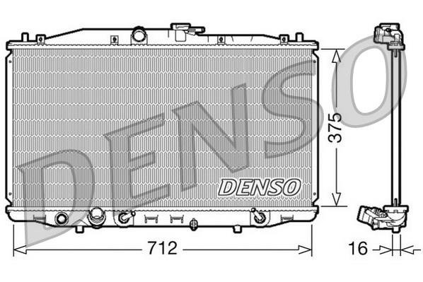 RADİATOR. ENGİNE COOLİNG HONDA ACCORD VII 03-08