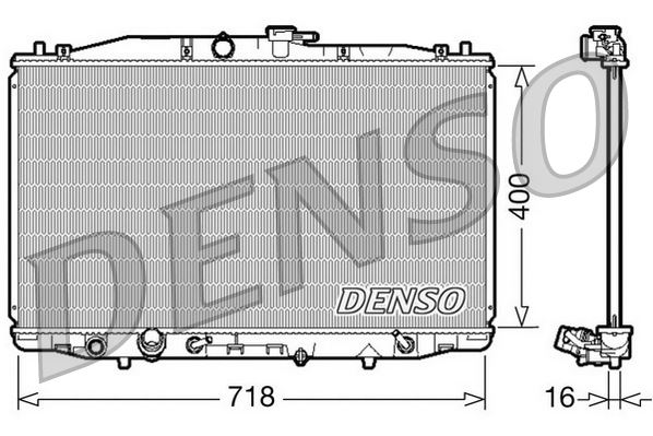 RADİATOR. ENGİNE COOLİNG HONDA ACCORD VII 03-08