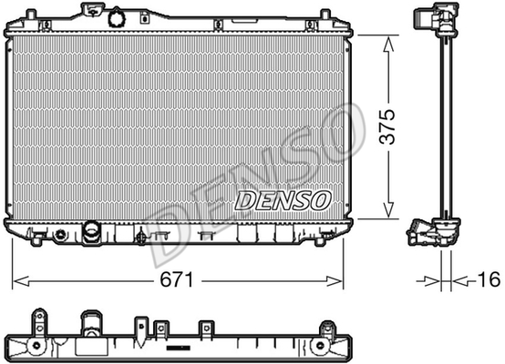 RADİATOR. ENGİNE COOLİNG HONDA CIVIC IX 11-