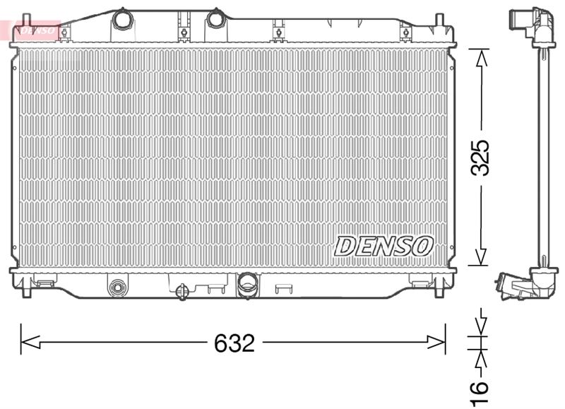RADİATOR. ENGİNE COOLİNG HONDA CIVIC IX 11-