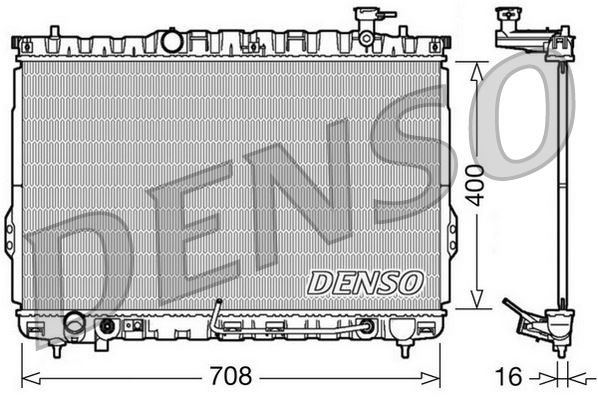 RADİATOR. ENGİNE COOLİNG HYUNDAI SANTA F I 00-06