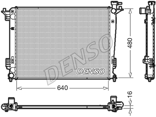 RADİATOR. ENGİNE COOLİNG HYUNDAI İX35 09-