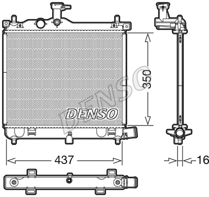 RADİATOR. ENGİNE COOLİNG HYUNDAI İ10 I 07-13