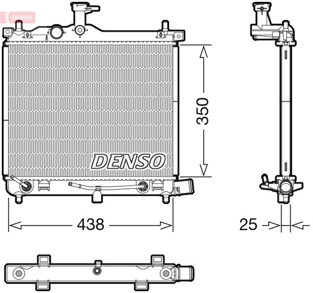 RADİATOR. ENGİNE COOLİNG HYUNDAI İ10 I 07-13