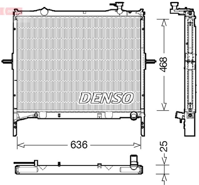 RADİATOR. ENGİNE COOLİNG KIA SORENTO I 02-