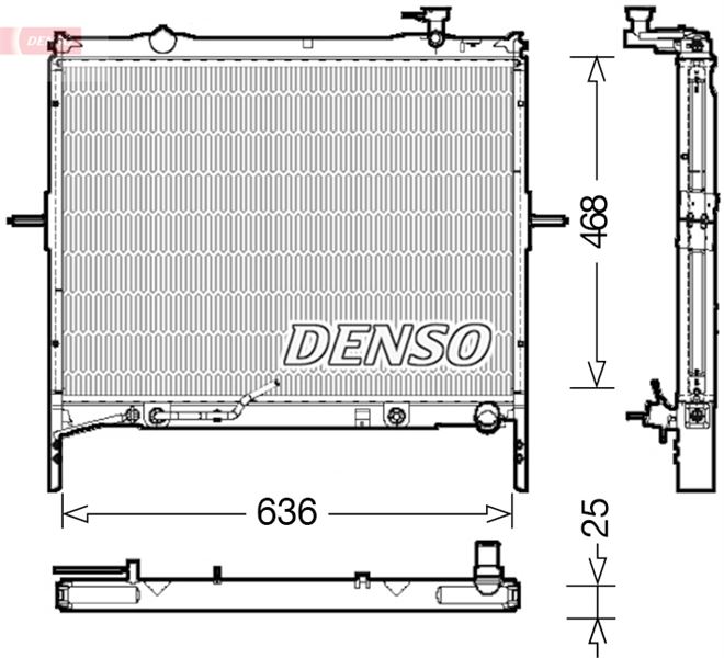 RADİATOR. ENGİNE COOLİNG KIA SORENTO I 02-