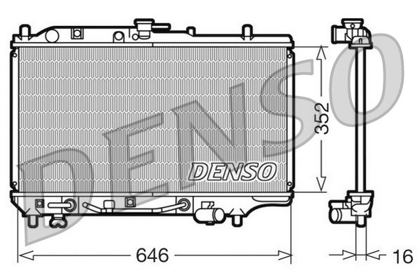 RADİATOR. ENGİNE COOLİNG MAZDA 323 C IV 89-00