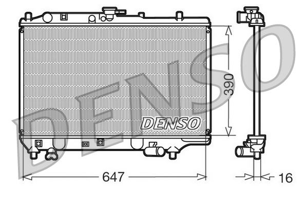 RADİATOR. ENGİNE COOLİNG MAZDA 323 C IV 89-00