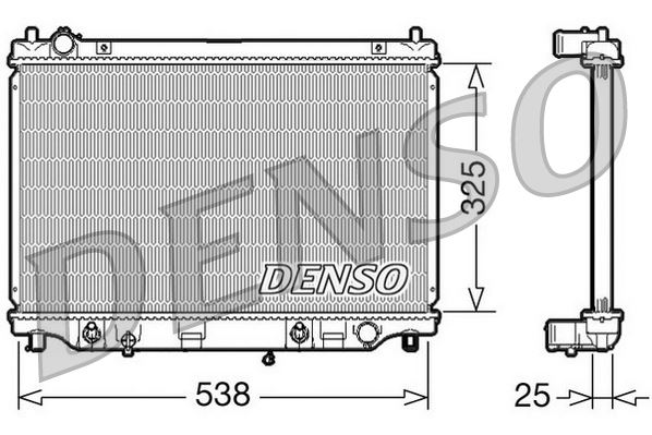 RADİATOR. ENGİNE COOLİNG MAZDA MPV II 99-06