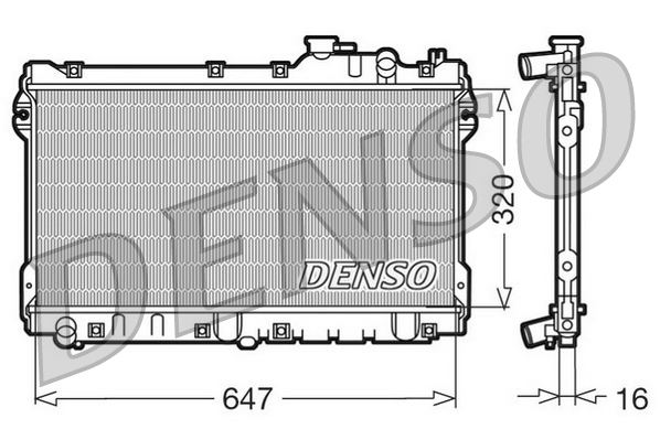 RADİATOR. ENGİNE COOLİNG MAZDA MX-5 I NA 90-98