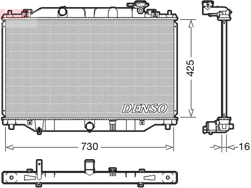 RADİATOR. ENGİNE COOLİNG MAZDA CX-5 11-17