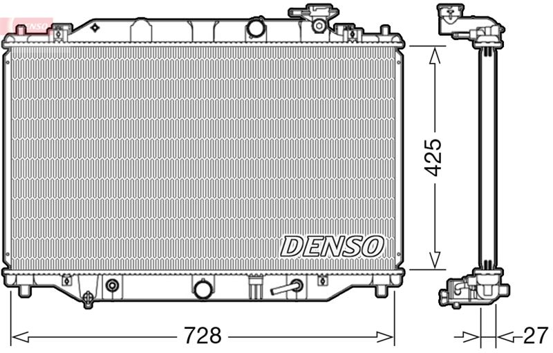 RADİATOR. ENGİNE COOLİNG MAZDA CX-5 11-17