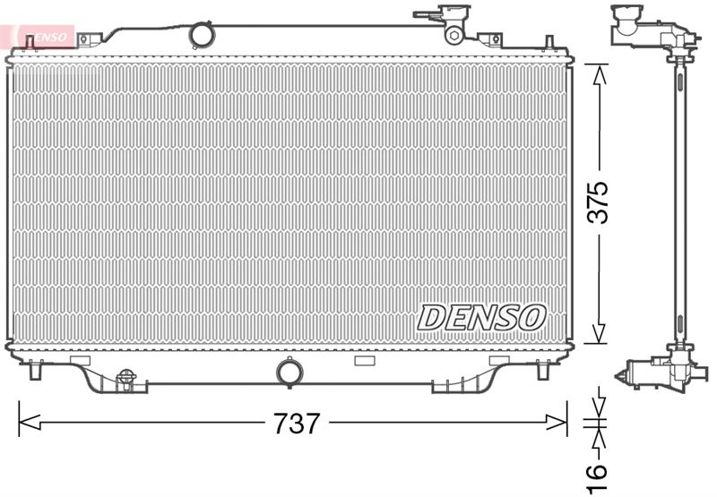 RADİATOR. ENGİNE COOLİNG MAZDA 3 13-