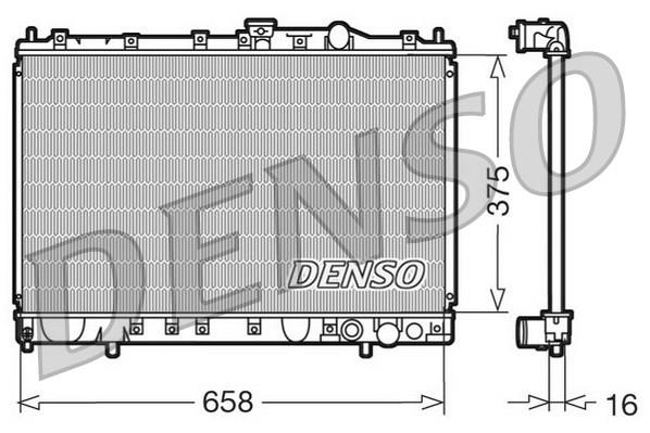 RADİATOR. ENGİNE COOLİNG MITSUBISHI COLT IV 92-96