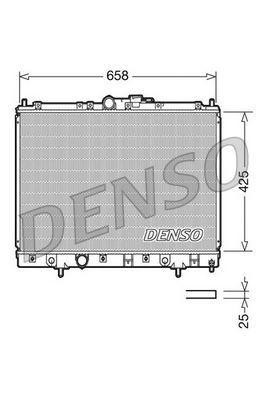 RADİATOR. ENGİNE COOLİNG MITSUBISHI PAJERO PİNİN 99-07