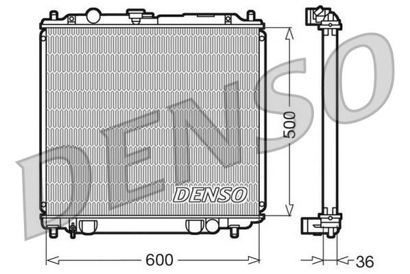 RADİATOR. ENGİNE COOLİNG MITSUBISHI PAJERO II 90-00