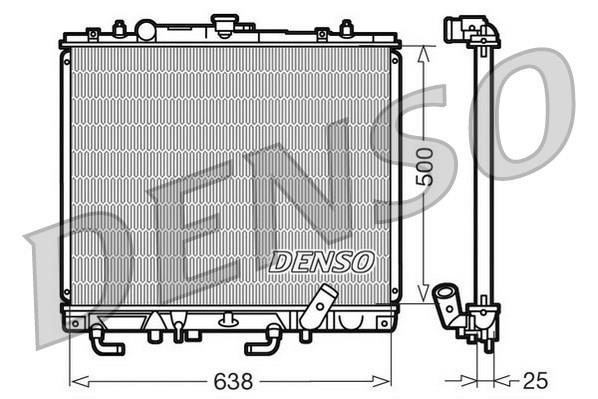RADİATOR. ENGİNE COOLİNG MITSUBISHI PAJERO SPORT I 97-08