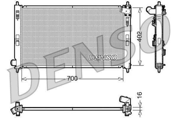 RADİATOR. ENGİNE COOLİNG MITSUBISHI ASX 10-
